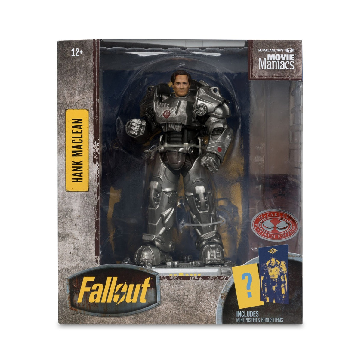 Immagine del prodotto Fallout Movie Maniacs action figure Hank Maclean (Stagione 2) (Red Platinum Edition) 17 cm