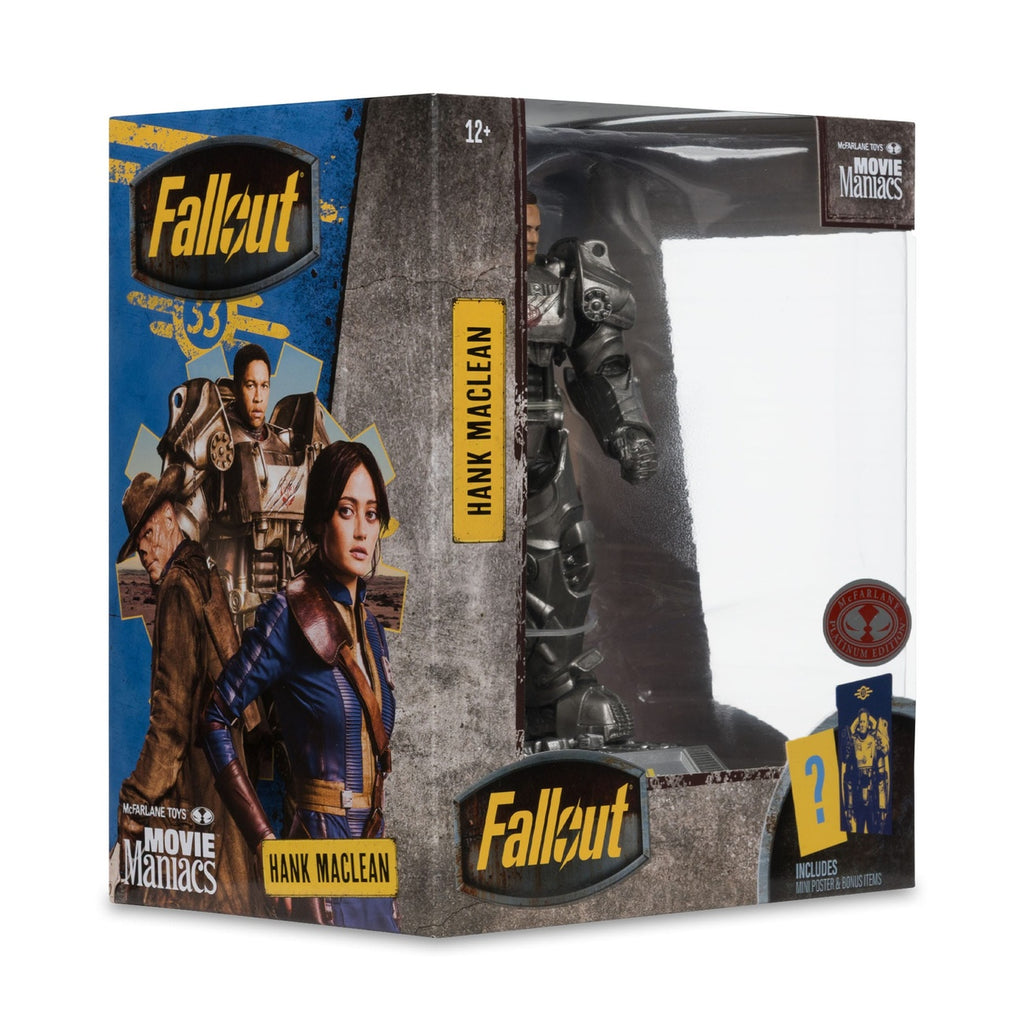 Immagine del prodotto Fallout Movie Maniacs action figure Hank Maclean (Stagione 2) (Red Platinum Edition) 17 cm