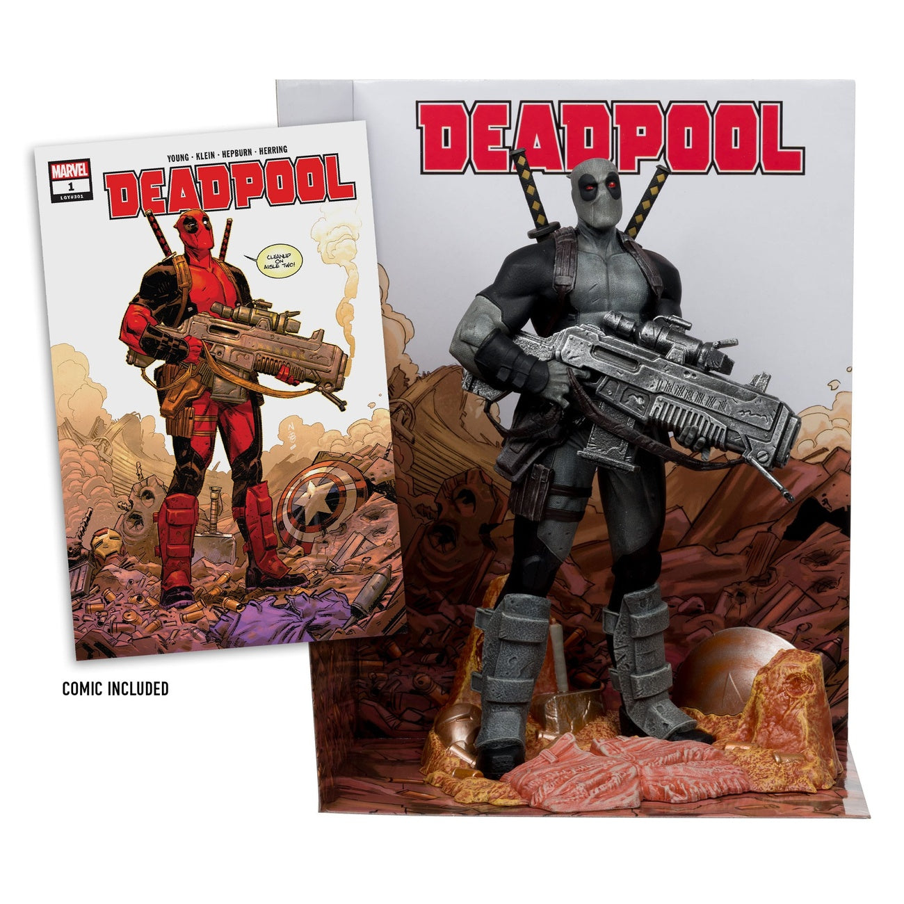 Immagine del prodotto Marvel Collection Statua in PVC 1/6 Deadpool (Deadpool n. 1) (Grey Suit Chase) 27 cm
