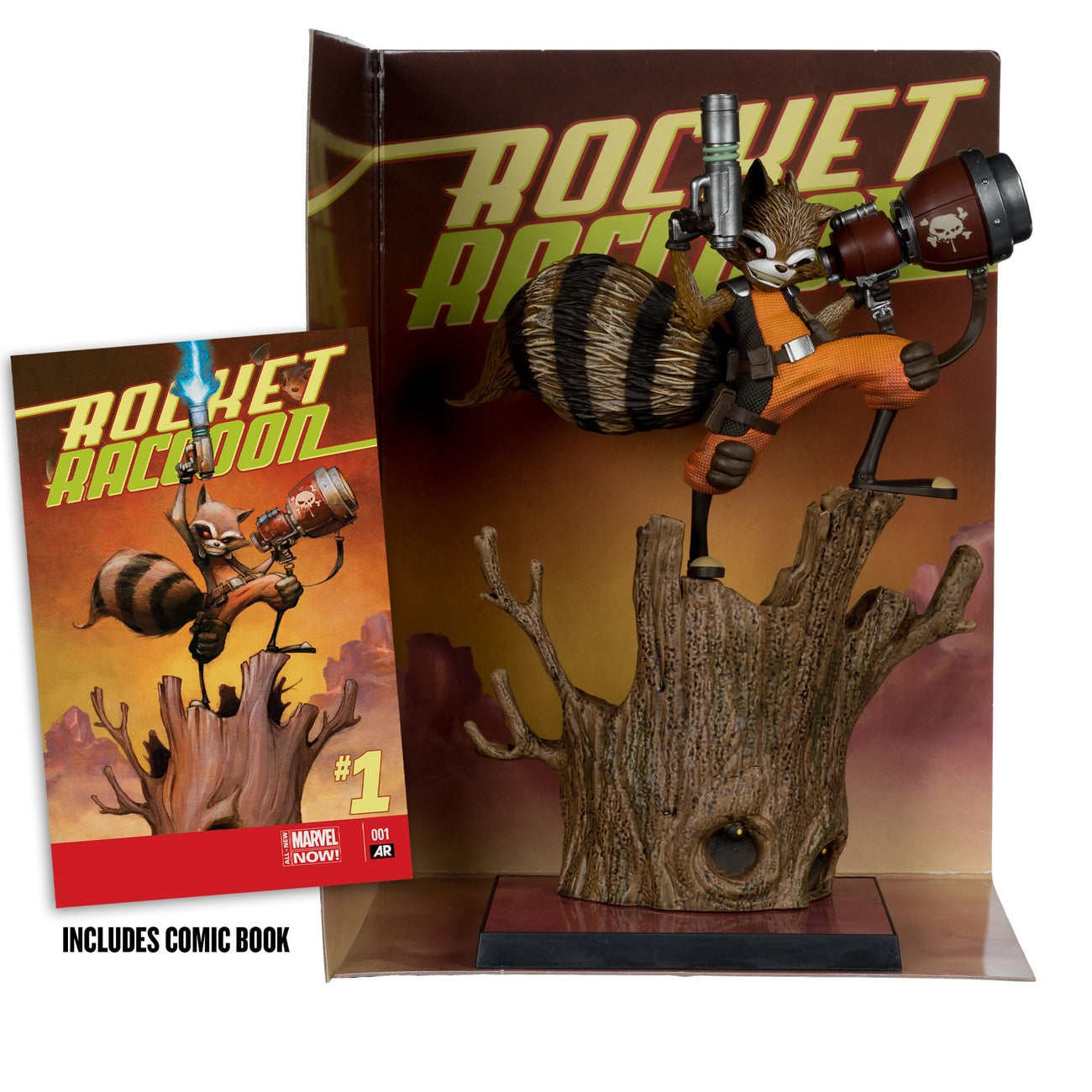 Immagine del prodotto Marvel Collection Statua PVC 1/6 Rocket Raccoon (Rocket Raccoon: A Chasing Tale #1) 18 cm