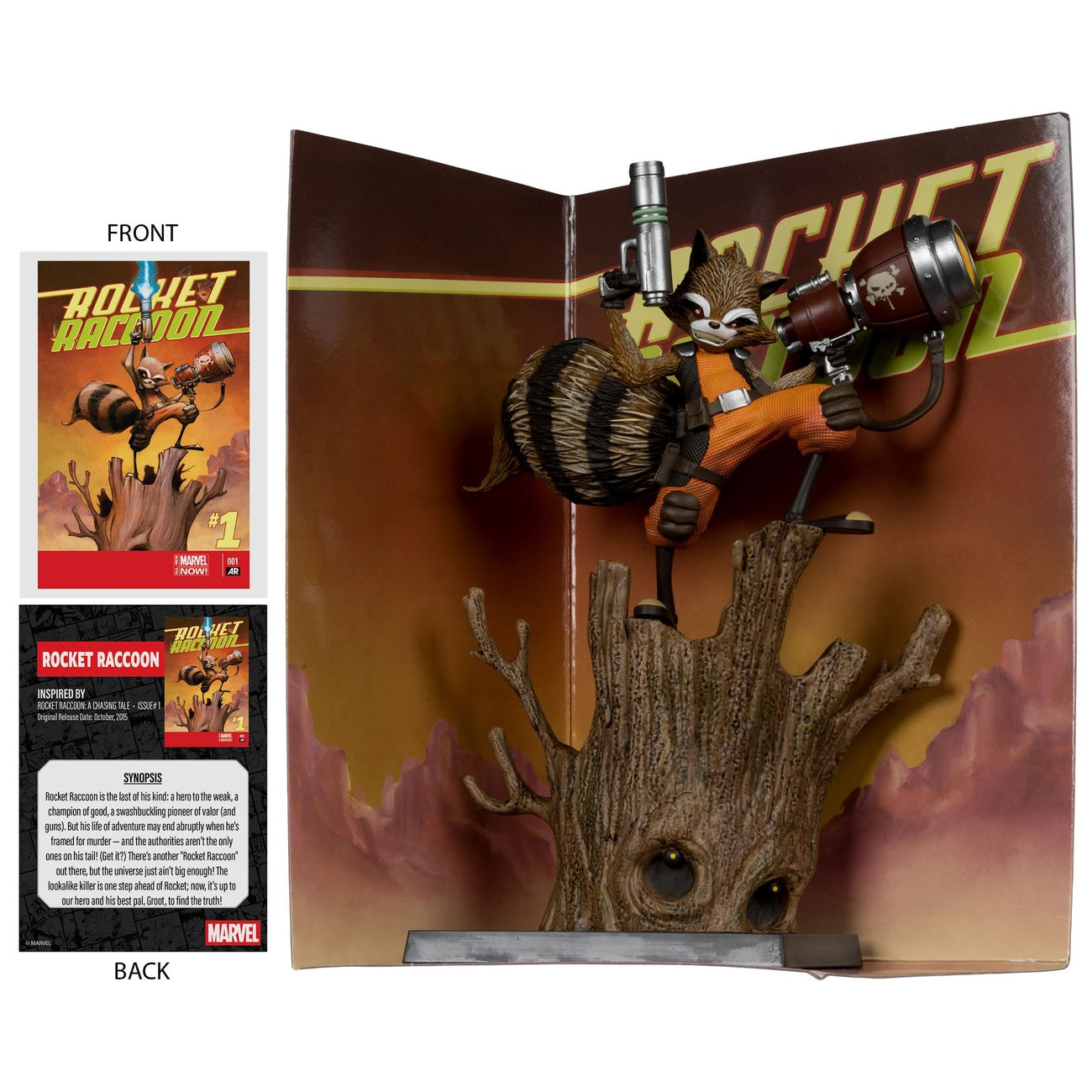 Immagine del prodotto Marvel Collection Statua PVC 1/6 Rocket Raccoon (Rocket Raccoon: A Chasing Tale #1) 18 cm