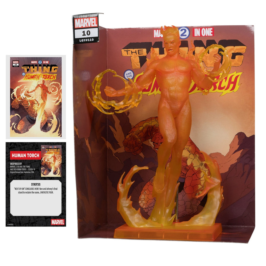 Immagine del prodotto Marvel Collection Statua in PVC 1/6 Human Torch (Marvel 2 in 1 n. 10) 29 cm