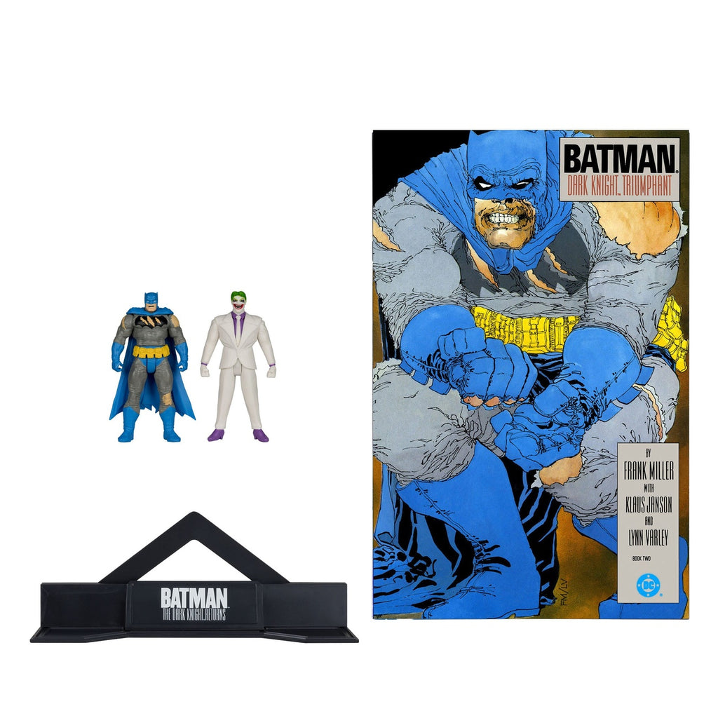 Immagine del prodotto DC Direct Page Punchers set di 2 action figure Batman & The Joker (Batman: The Dark Knight Returns) 8 cm