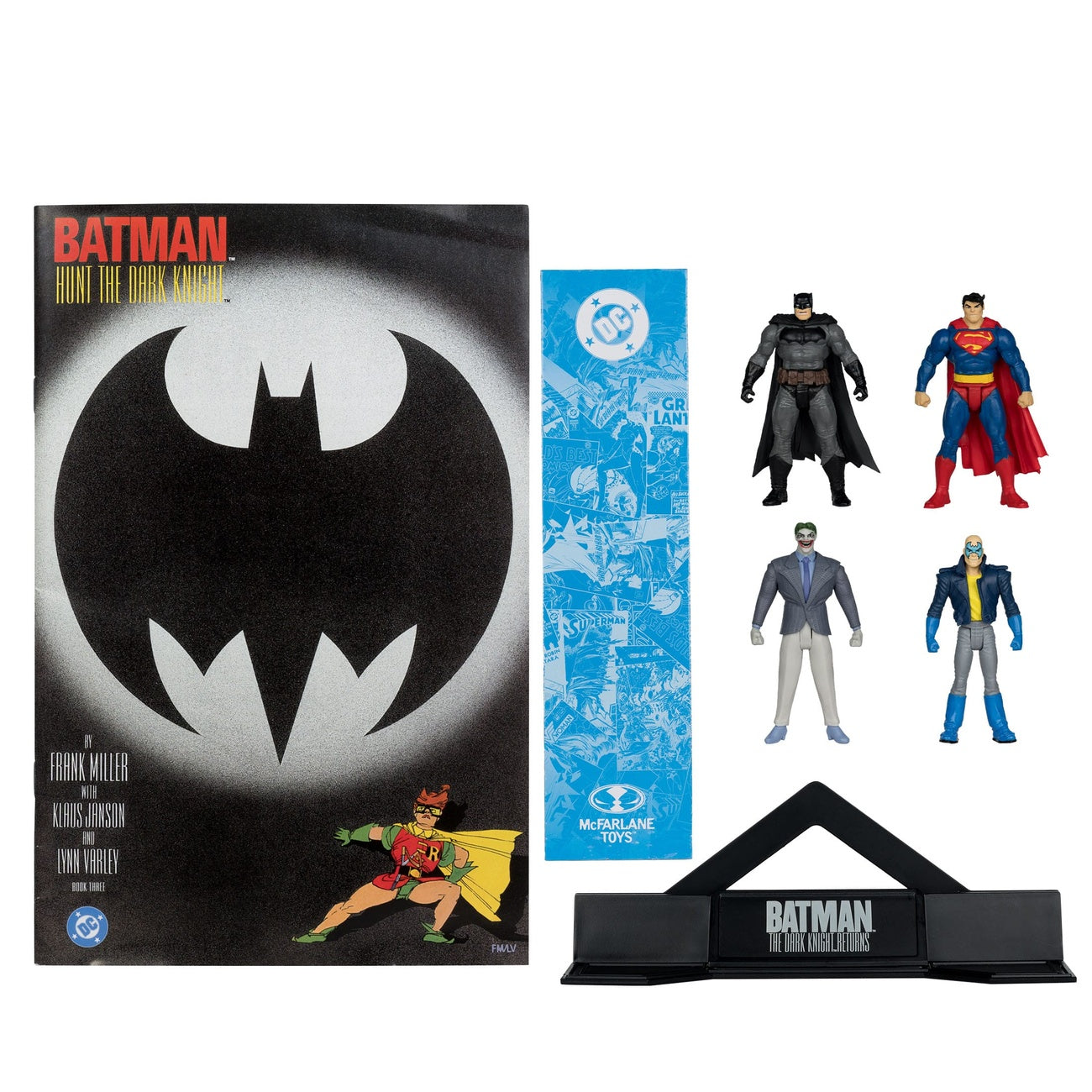 Product image DC Direct Page Punchers Action Figures 4-Pack Batman & Son of Batman & Superman & Joker 7 cm