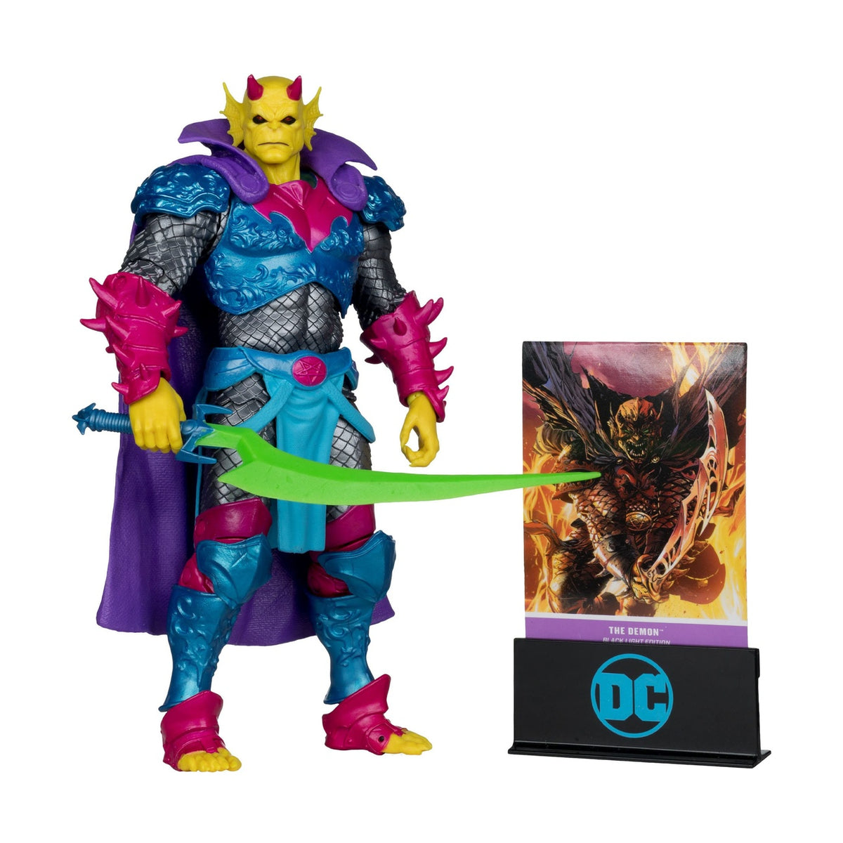 Immagine del prodotto Action figure DC Multiverse The Demon (Demon Knights) Black Light Edition (Gold Label) 18 cm