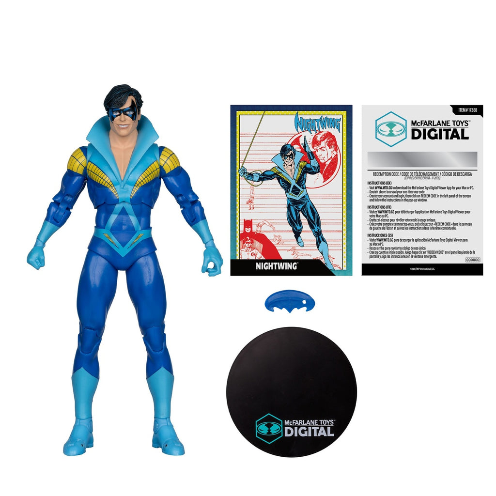 Immagine del prodotto DC Direct McFarlane Toys action figure digitale Nightwing (Teen Titans) 18 cm