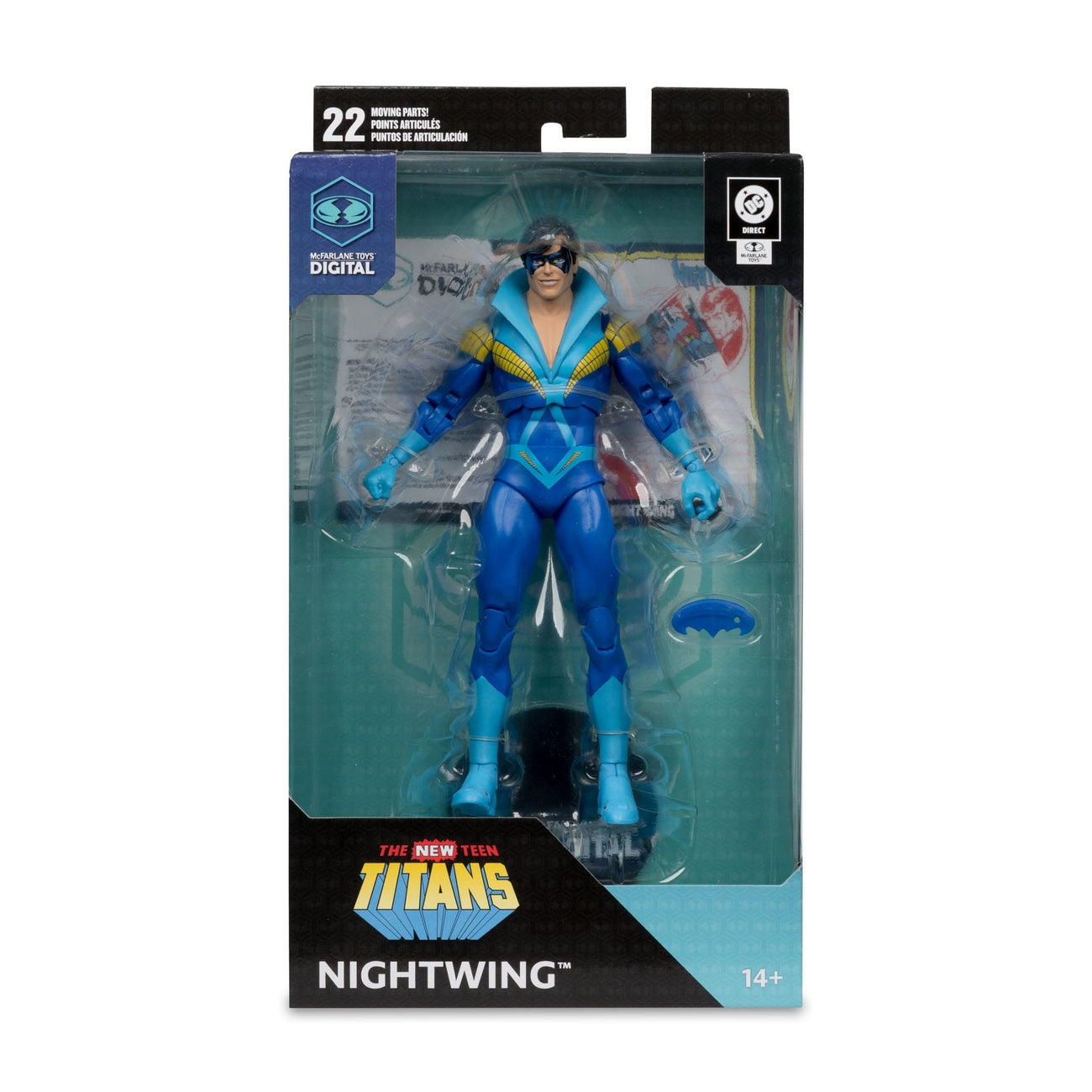 Immagine del prodotto DC Direct McFarlane Toys action figure digitale Nightwing (Teen Titans) 18 cm