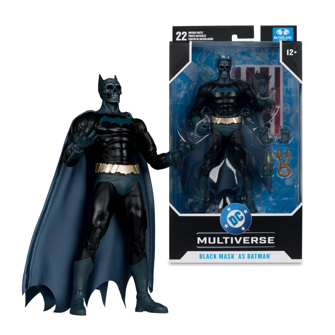 Immagine del prodotto Action figure DC Multiverse Black Mask as Batman (Beneath the Mask) 18 cm