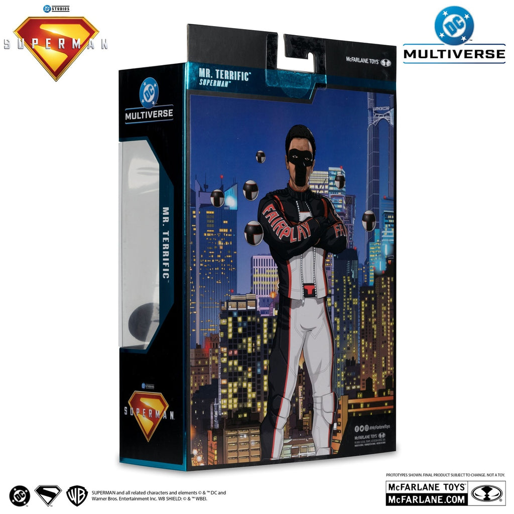 Product image Superman (2025) DC Multiverse Deluxe Theatrical Edition Action Figure Mr. Terrific (Red Platinum Edition) 18 cm