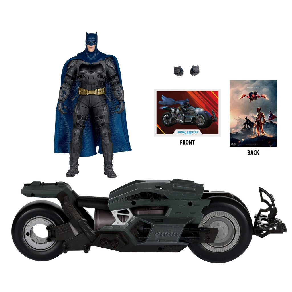 Immagine del prodotto The Flash DC Multiverse Veicolo Batcycle con Batman