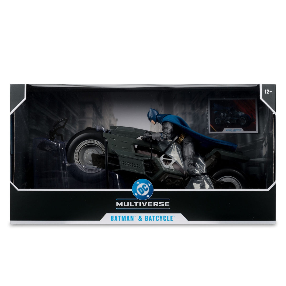 Immagine del prodotto The Flash DC Multiverse Veicolo Batcycle con Batman