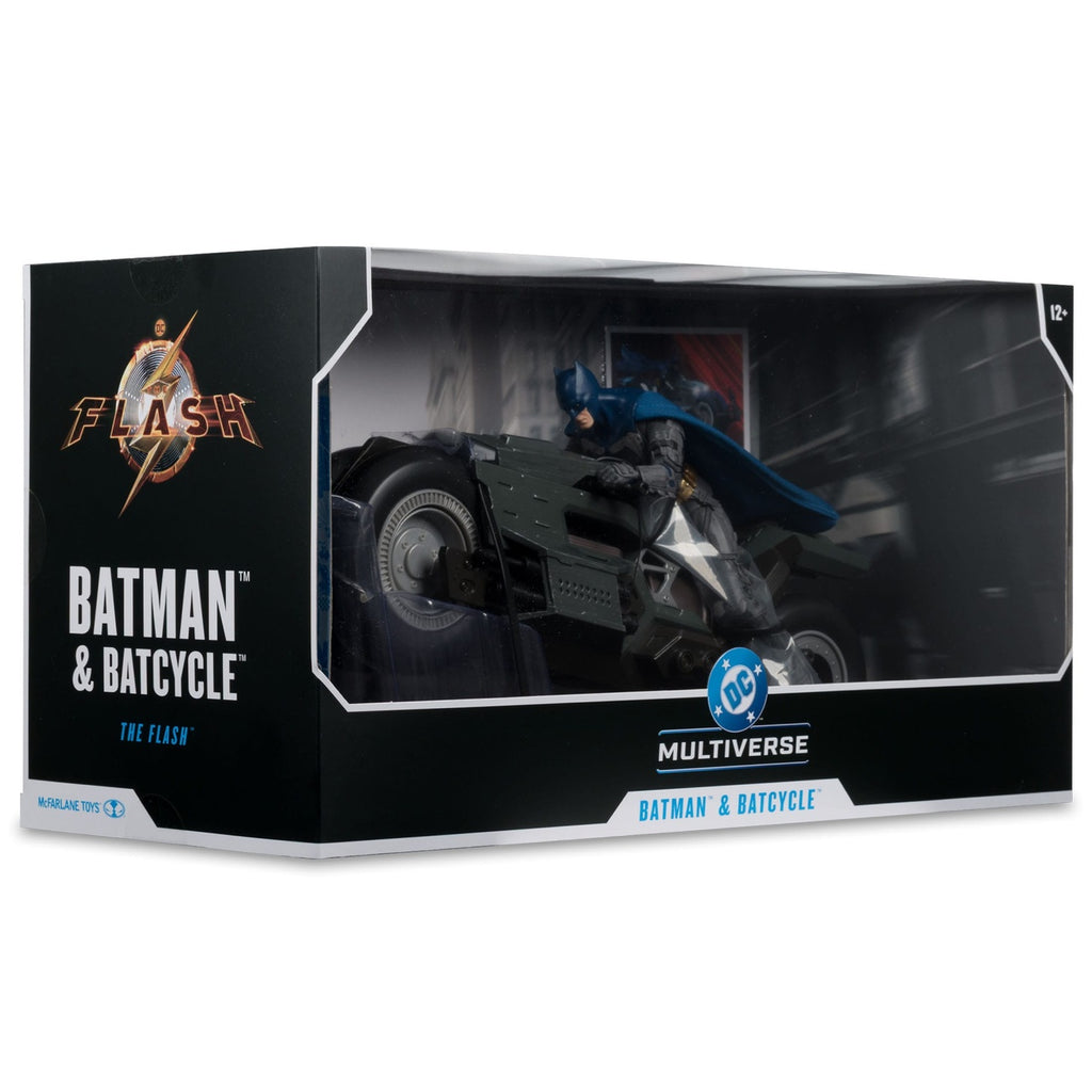 Immagine del prodotto The Flash DC Multiverse Veicolo Batcycle con Batman