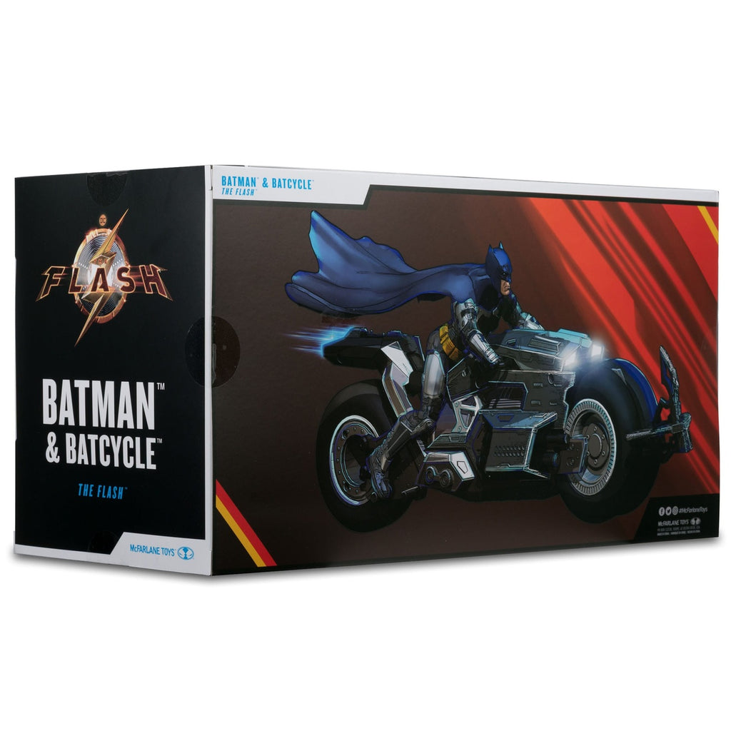 Immagine del prodotto The Flash DC Multiverse Veicolo Batcycle con Batman