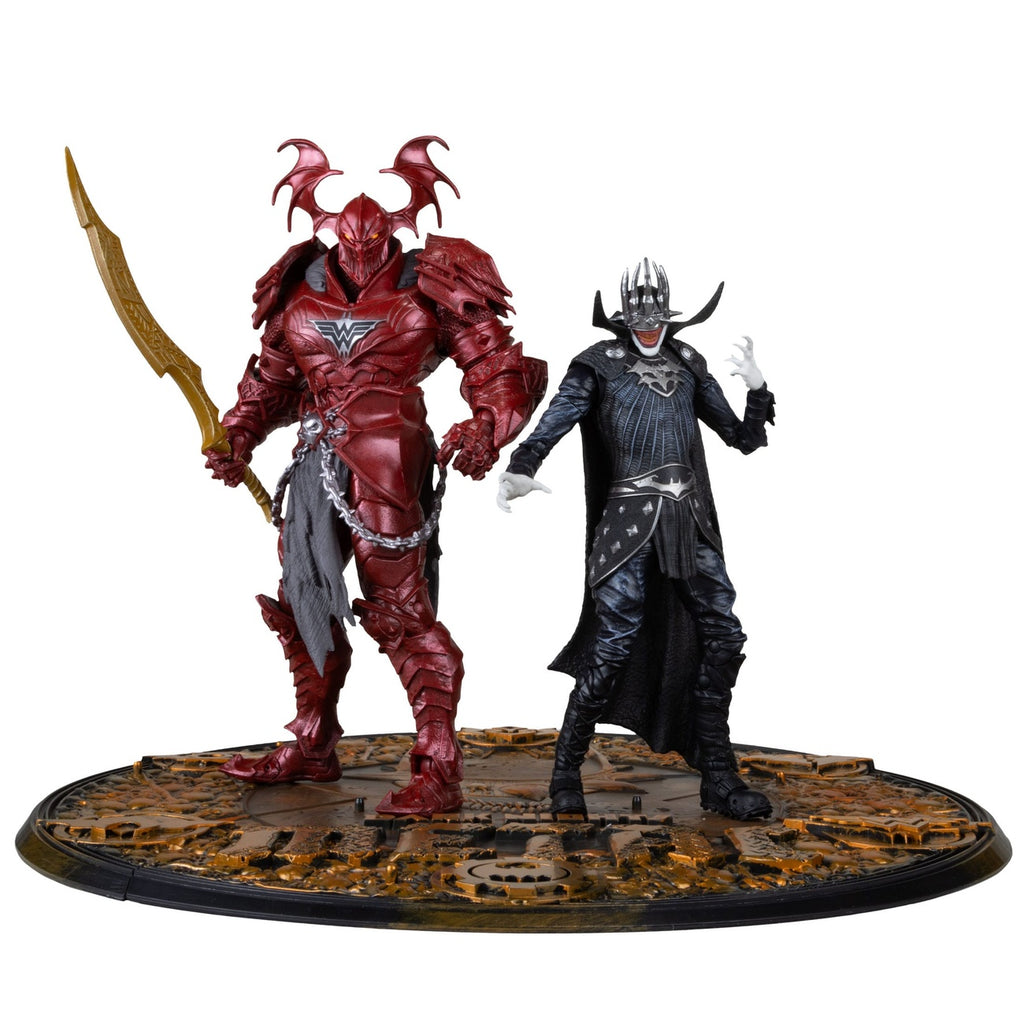 Immagine del prodotto DC Multiverse McFarlane Collector Edition Action figure Confezione da 2 n. 04 Batman Who Laughs (Knight Armor) & Merciless (Dark)