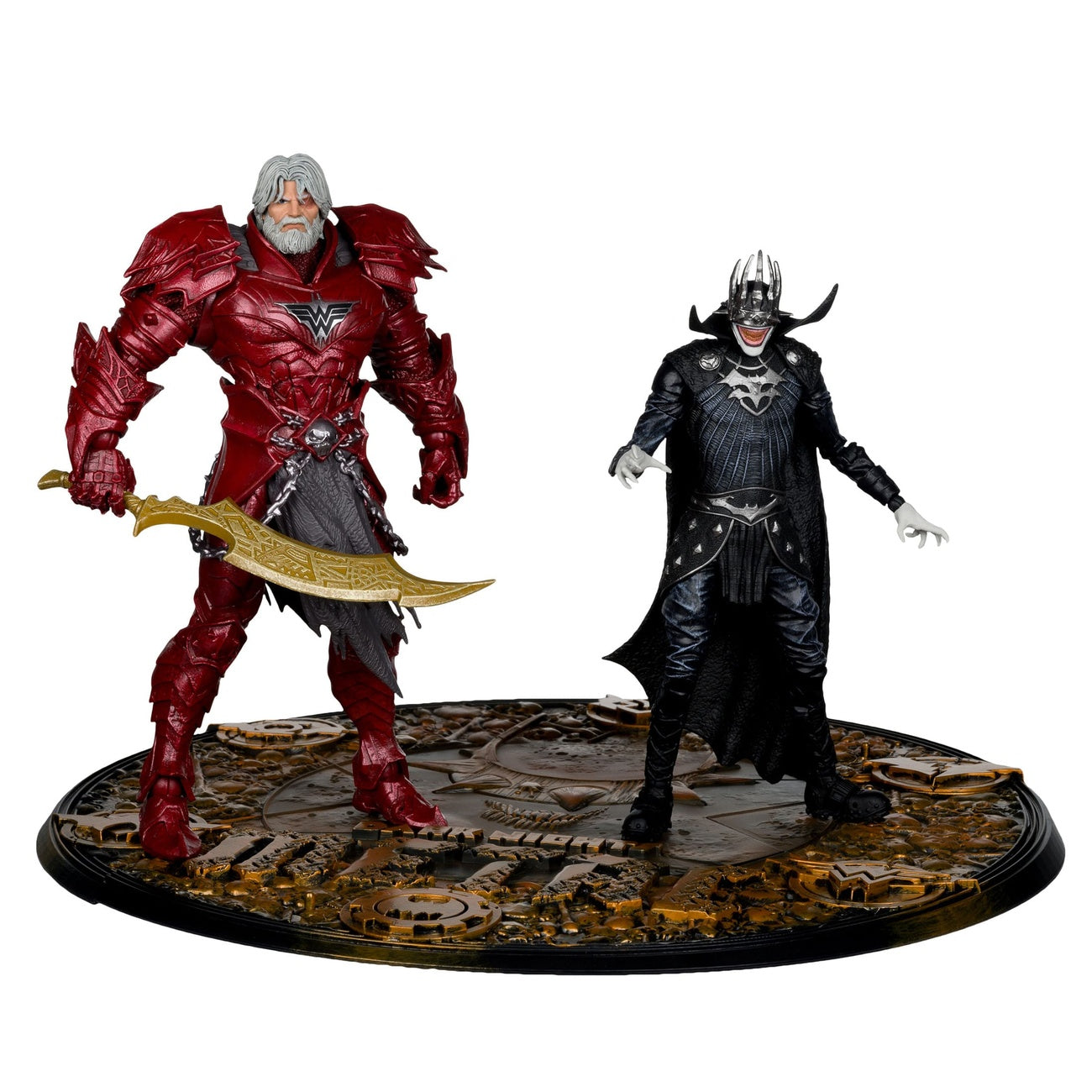Immagine del prodotto DC Multiverse McFarlane Collector Edition Action figure Confezione da 2 n. 04 Batman Who Laughs (Knight Armor) & Merciless (Dark)