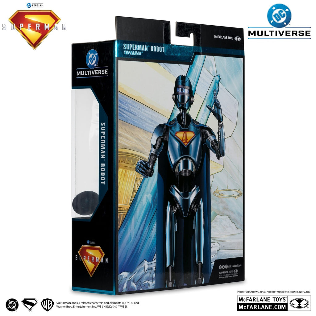 Immagine del prodotto Superman (2025) DC Multiverse action figure deluxe Superman Robot (Red Platinum Edition) 18 cm