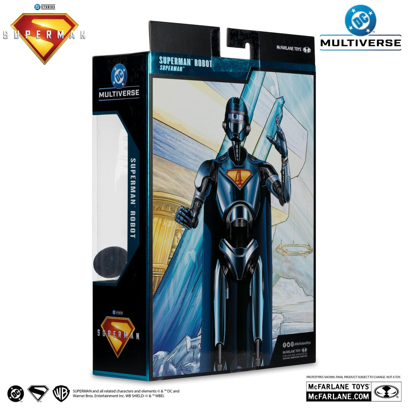 Immagine del prodotto Superman (2025) DC Multiverse action figure deluxe Superman Robot (Red Platinum Edition) 18 cm