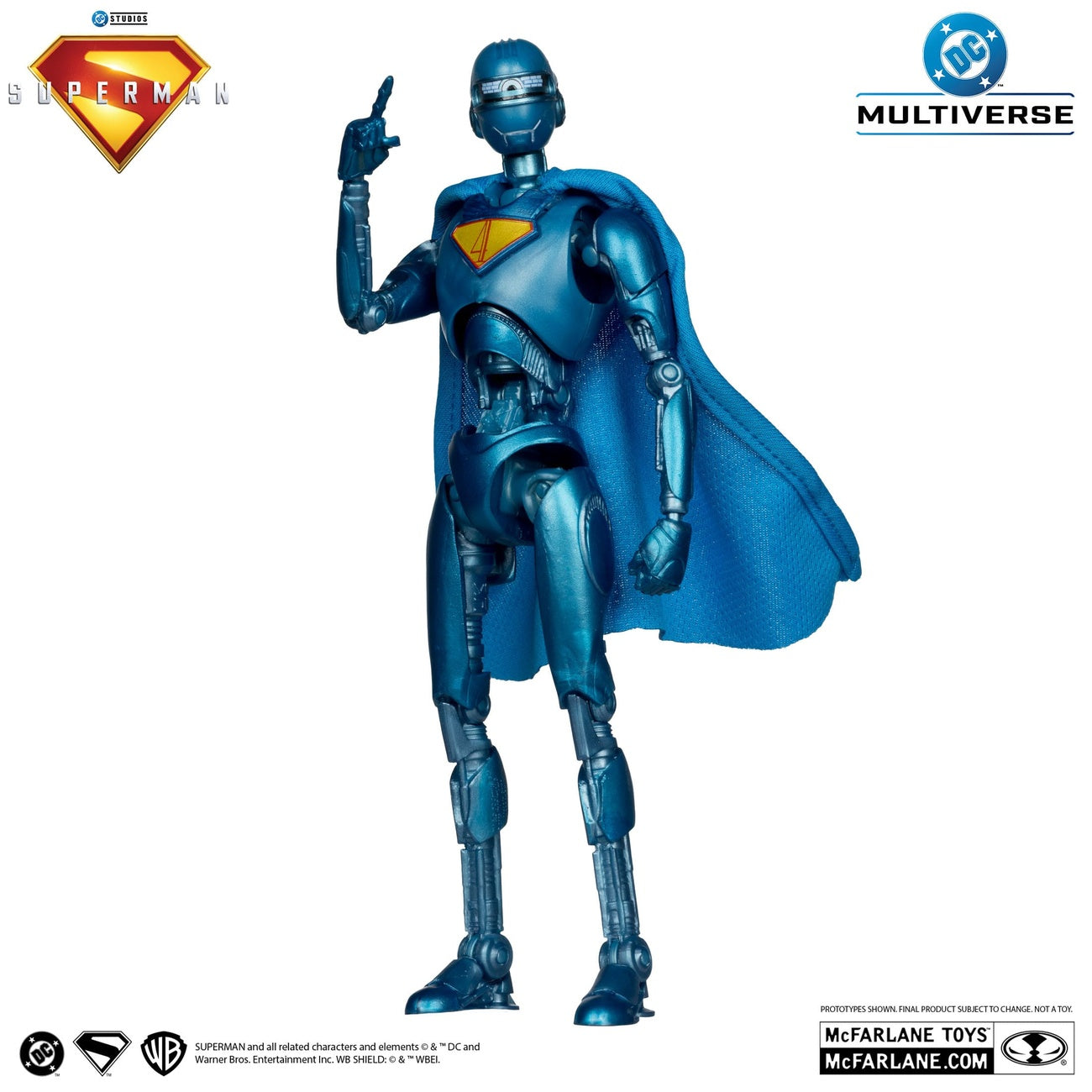 Immagine del prodotto Superman (2025) DC Multiverse action figure deluxe Superman Robot (Red Platinum Edition) 18 cm