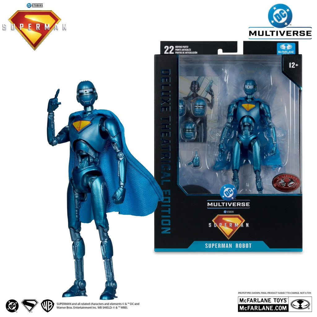 Immagine del prodotto Superman (2025) DC Multiverse action figure deluxe Superman Robot (Red Platinum Edition) 18 cm