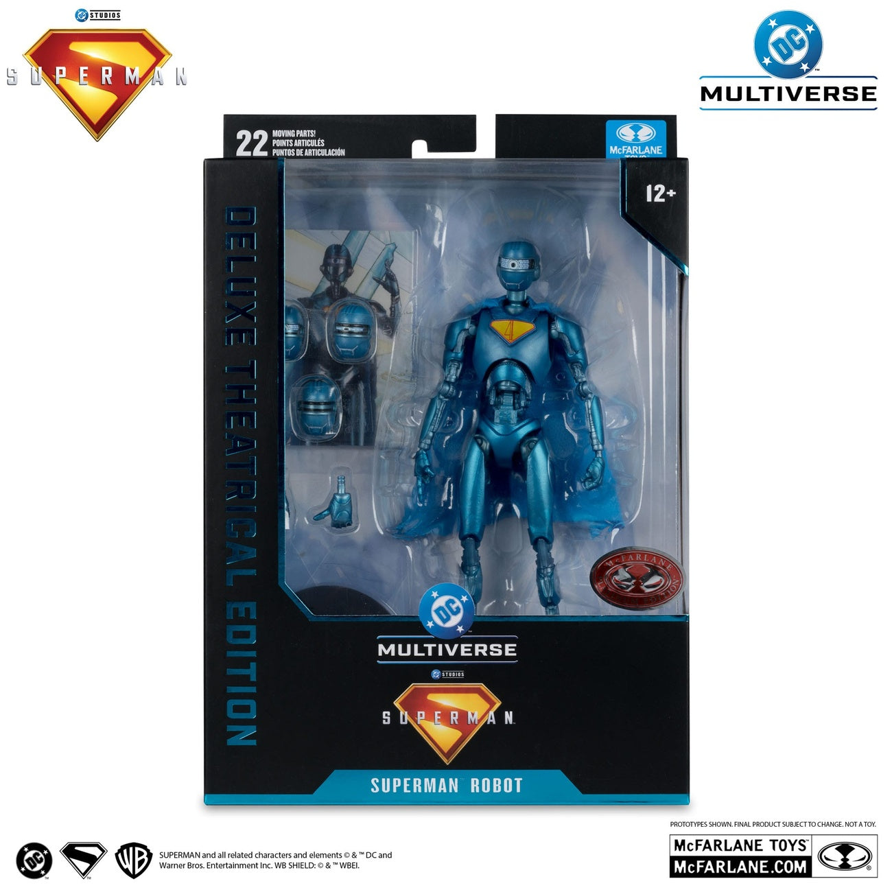Immagine del prodotto Superman (2025) DC Multiverse action figure deluxe Superman Robot (Red Platinum Edition) 18 cm