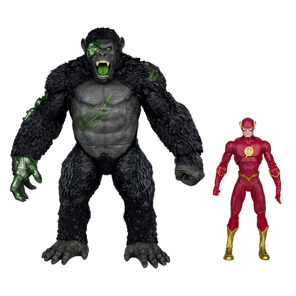 Immagine del prodotto Action figure DC Multiverse set 2-pack Flash vs. Titano 18 cm