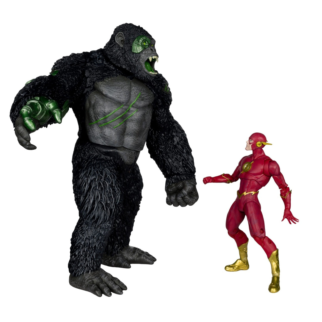 Immagine del prodotto Action figure DC Multiverse set 2-pack Flash vs. Titano 18 cm