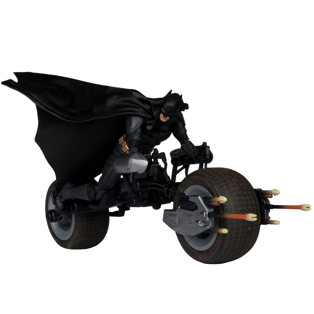 Immagine del prodotto The Dark Knight DC Multiverse action figure con veicolo Batman & The Batpod 18 cm