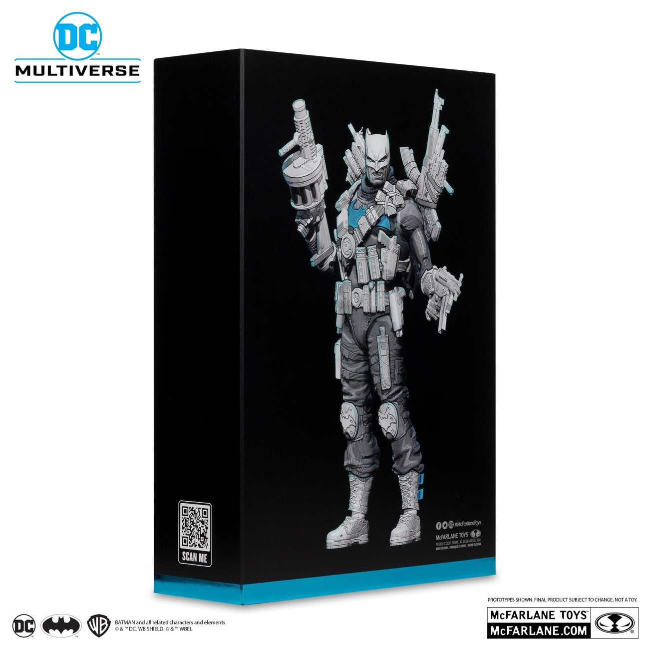 Immagine del prodotto Action figure DC Multiverse The Grim Knight (Dark Nights: Metal) (Black & White Accent Edition) (Gold Label) 18 cm