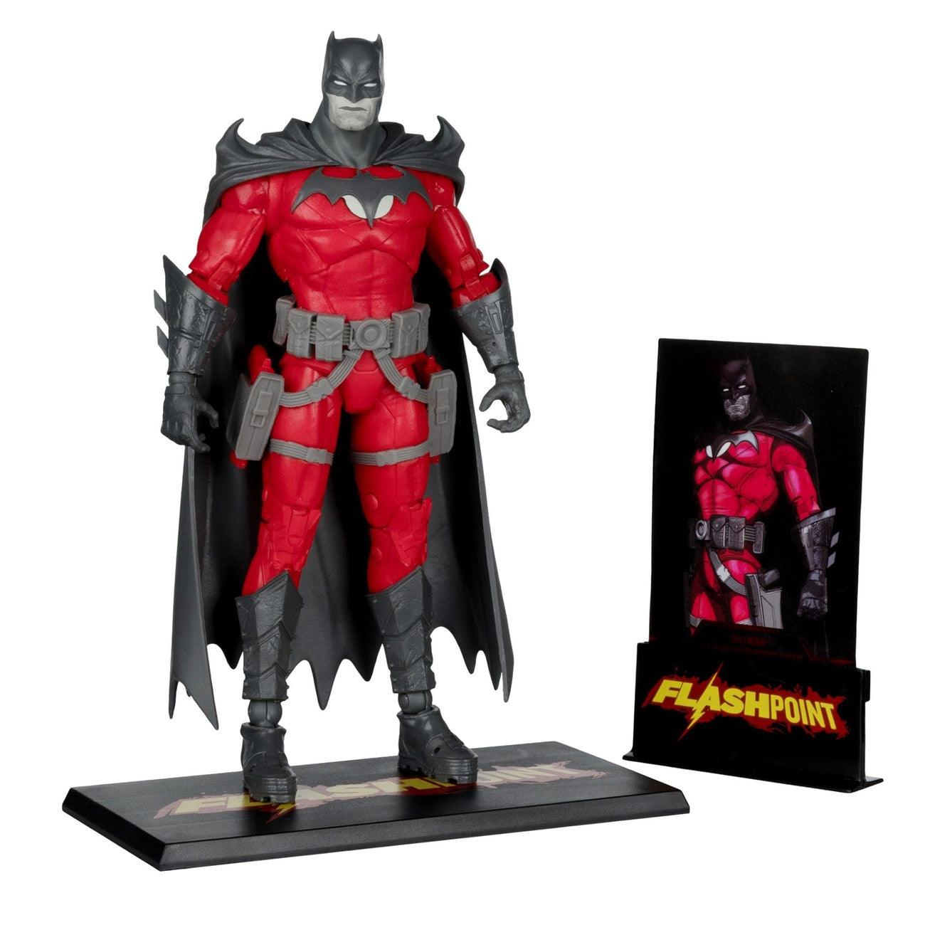 Immagine del prodotto Action figure DC Multiverse Batman (Flashpoint) (Black & White Accent Edition) (Gold Label) 18 cm