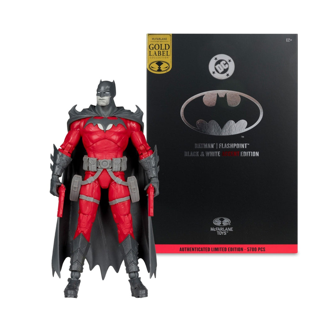 Immagine del prodotto Action figure DC Multiverse Batman (Flashpoint) (Black & White Accent Edition) (Gold Label) 18 cm