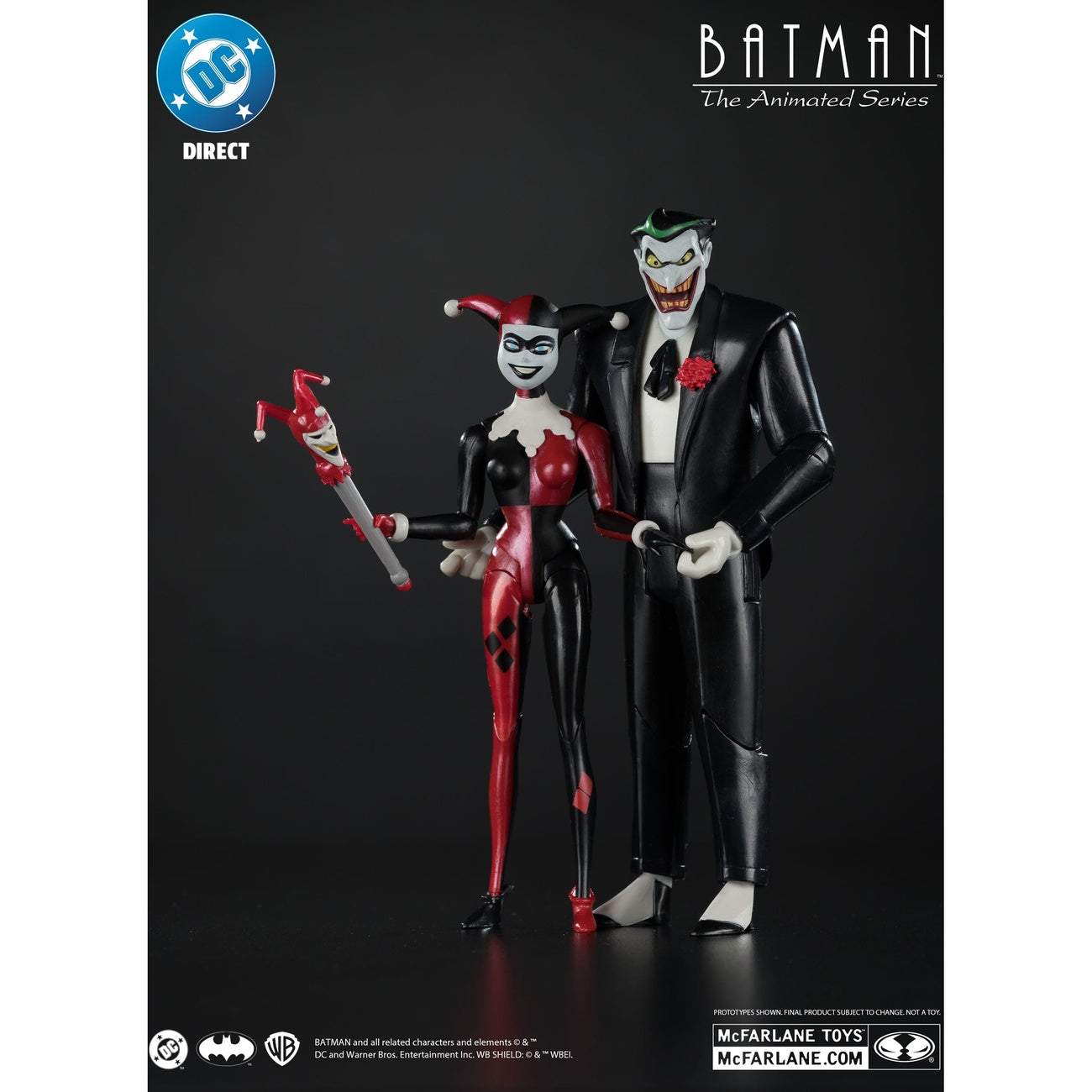 Product image Batman: The Animated Series DC Direct Action Figures Harley Quinn & The Joker (Mad Love) (Gold Label) 18 cm