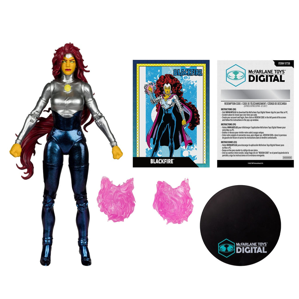 Immagine del prodotto DC Direct McFarlane Toys action figure digitale Blackfire (The New Teen Titans) 18 cm