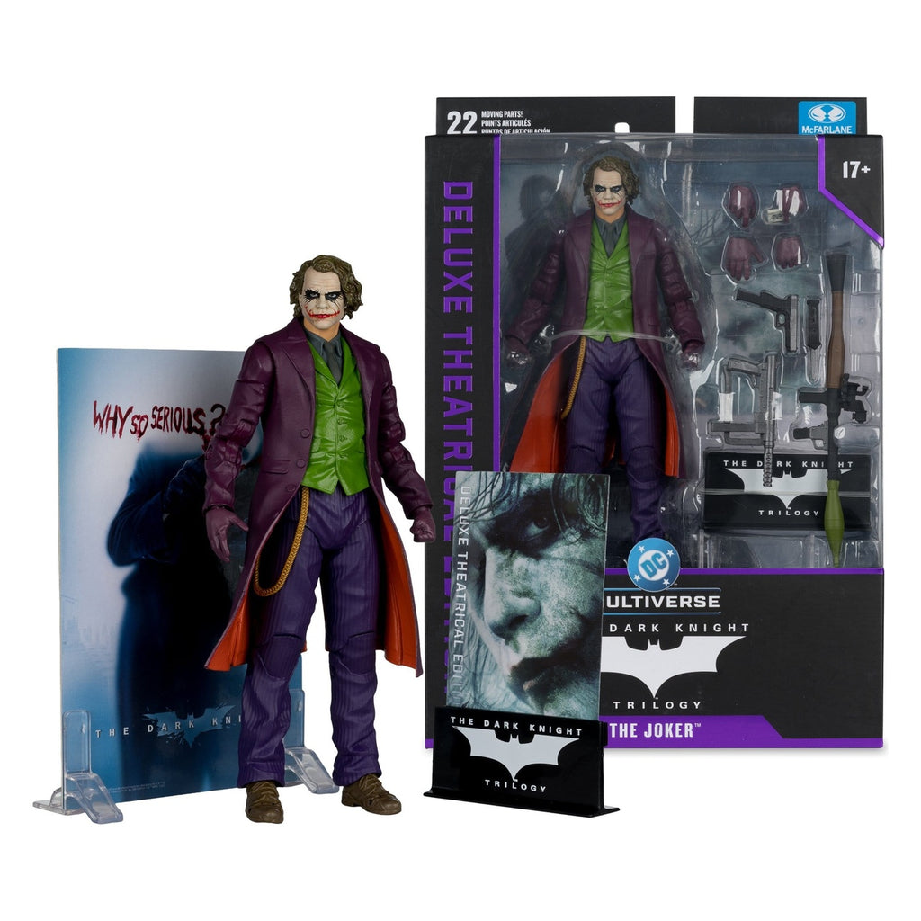 Product image The Dark Knight DC Multiverse Deluxe Theatrical Edition Action Figure Joker 18 cm