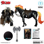 Immagine del prodotto Action figure Spawn Bloodaxe con cavallo (Spawn: The Dark Ages) (McFarlane Toys 30th Anniversary) (Gold Label) 18 cm