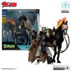 Immagine del prodotto Action figure Spawn Bloodaxe con cavallo (Spawn: The Dark Ages) (McFarlane Toys 30th Anniversary) (Gold Label) 18 cm