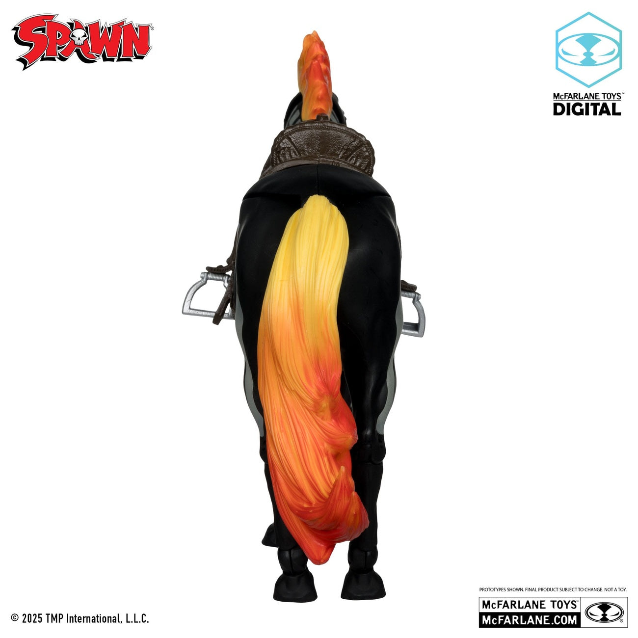 Immagine del prodotto Action figure Spawn Bloodaxe con cavallo (Spawn: The Dark Ages) (McFarlane Toys 30th Anniversary) (Gold Label) 18 cm