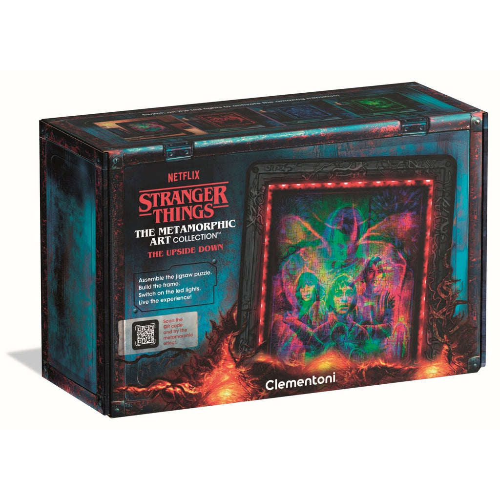 Immagine del prodotto Stranger Things Metamorphic Art Collection puzzle con effetto luminoso The Upside (520 pezzi)