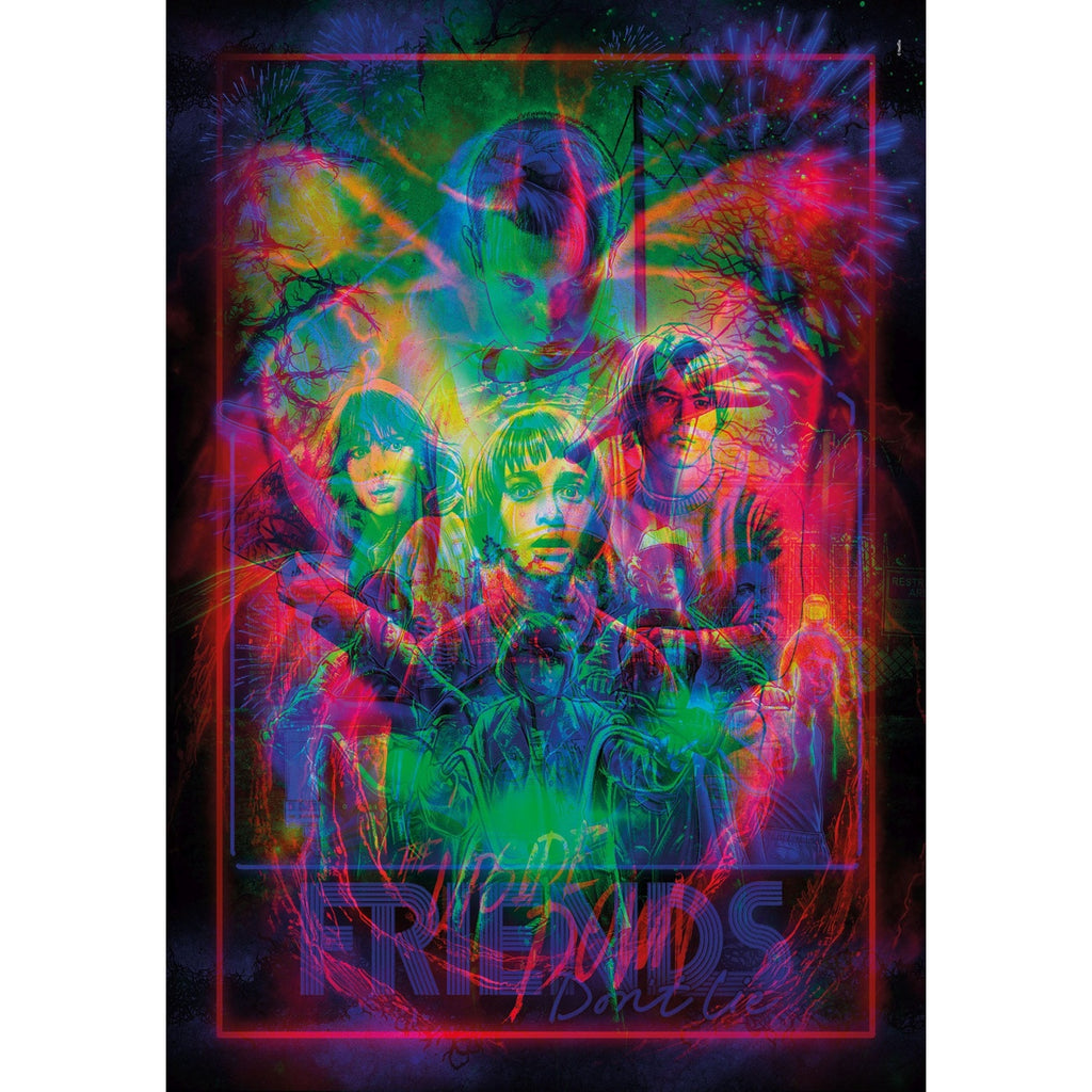 Immagine del prodotto Stranger Things Metamorphic Art Collection puzzle con effetto luminoso The Upside (520 pezzi)