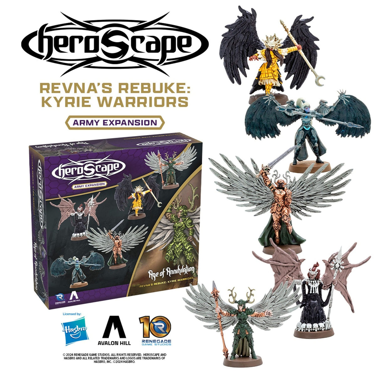 Immagine del prodotto Heroscape Espansione Revna's Rebuke: Kyrie Warriors Army *Versione inglese*
