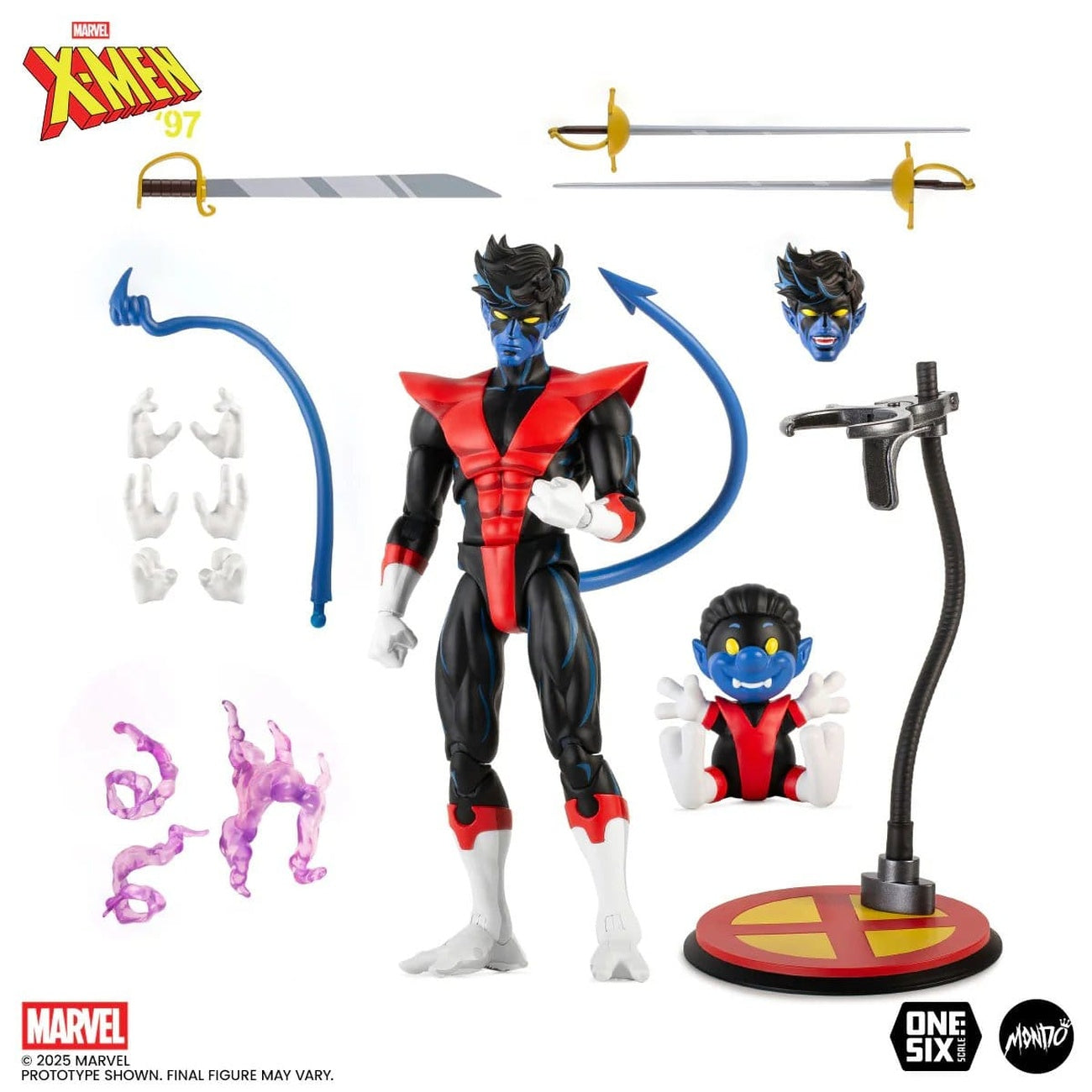 Immagine del prodotto Action figure 1/6 X-Men '97 Nightcrawler 27 cm
