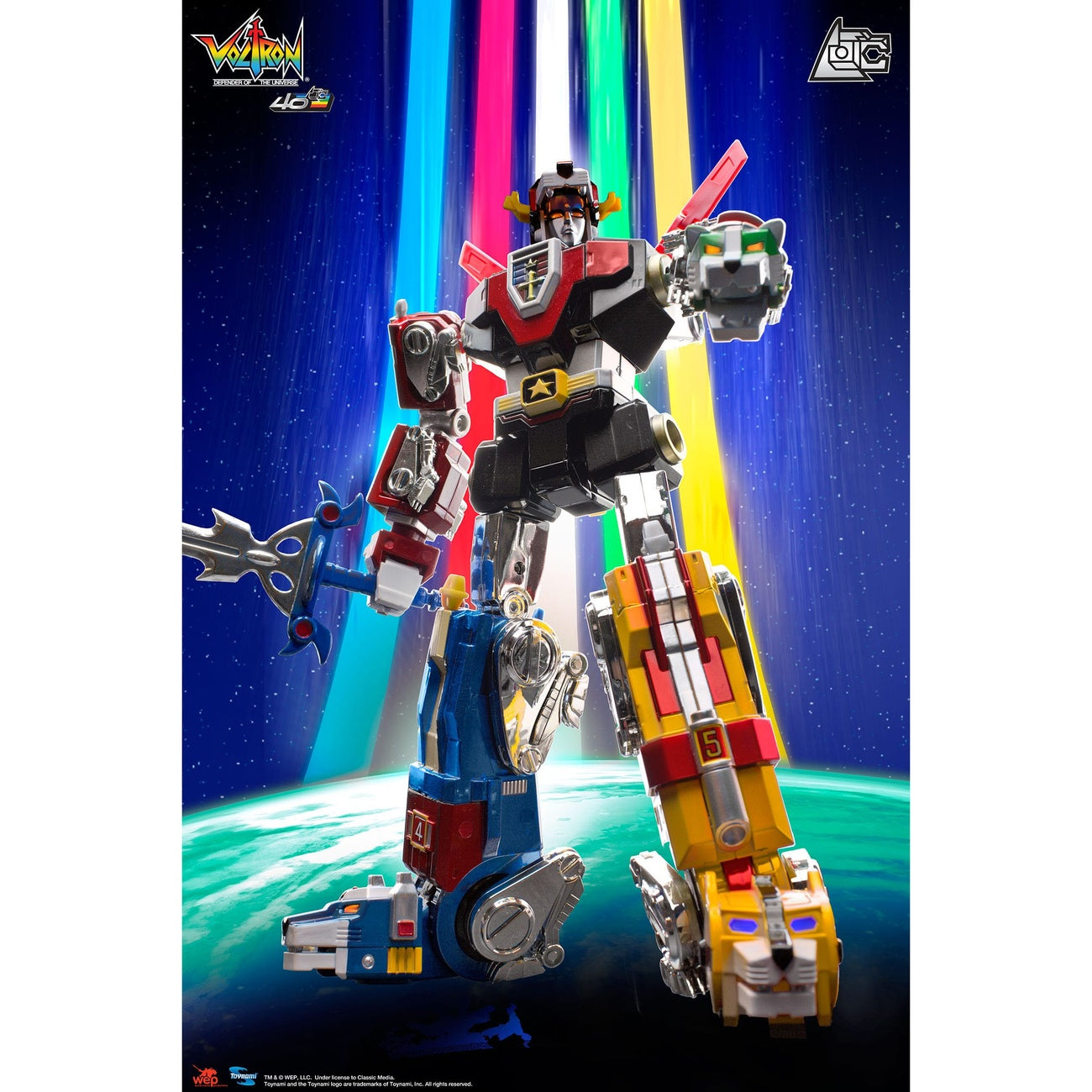 Immagine del prodotto Voltron Action Figure Gift Set 40th Anniversary Collector's Edition 27 cm