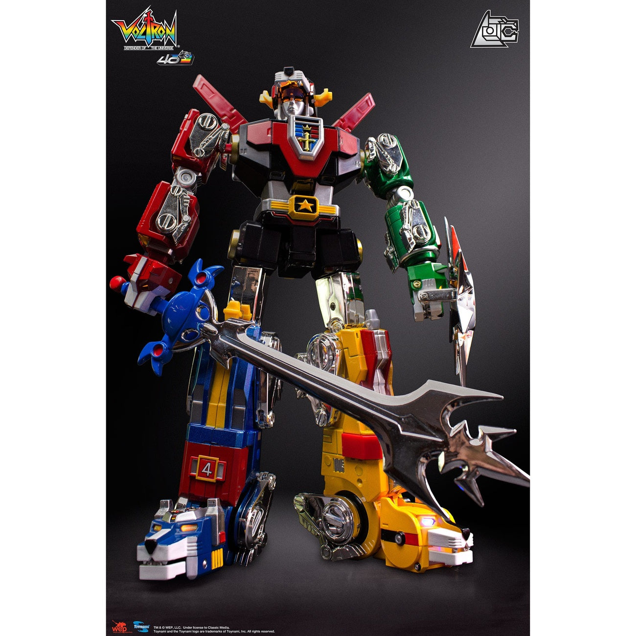 Immagine del prodotto Voltron Action Figure Gift Set 40th Anniversary Collector's Edition 27 cm