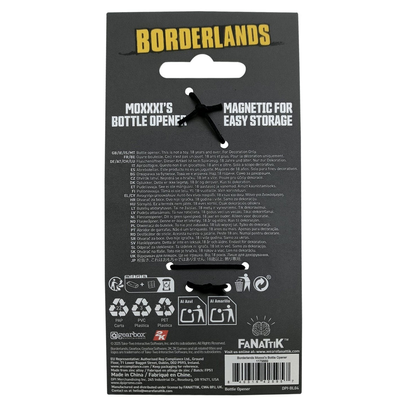 Immagine del prodotto Borderlands Apribottiglie Mad Moxxi
