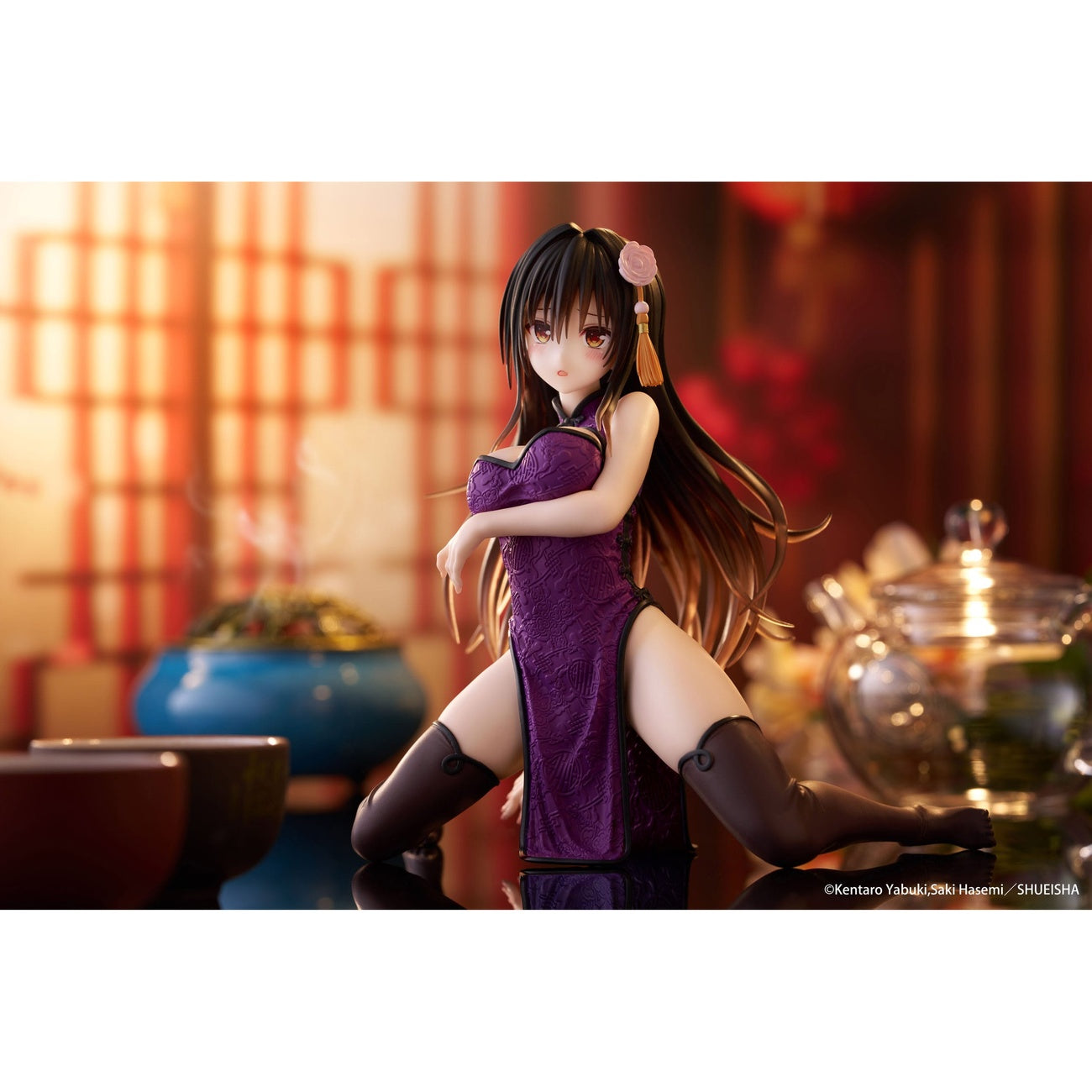 Product image To Love Ru Darkness Desktop Cute PVC Statue Yui Kotegawa (Chinese Dress Ver.) 13 cm