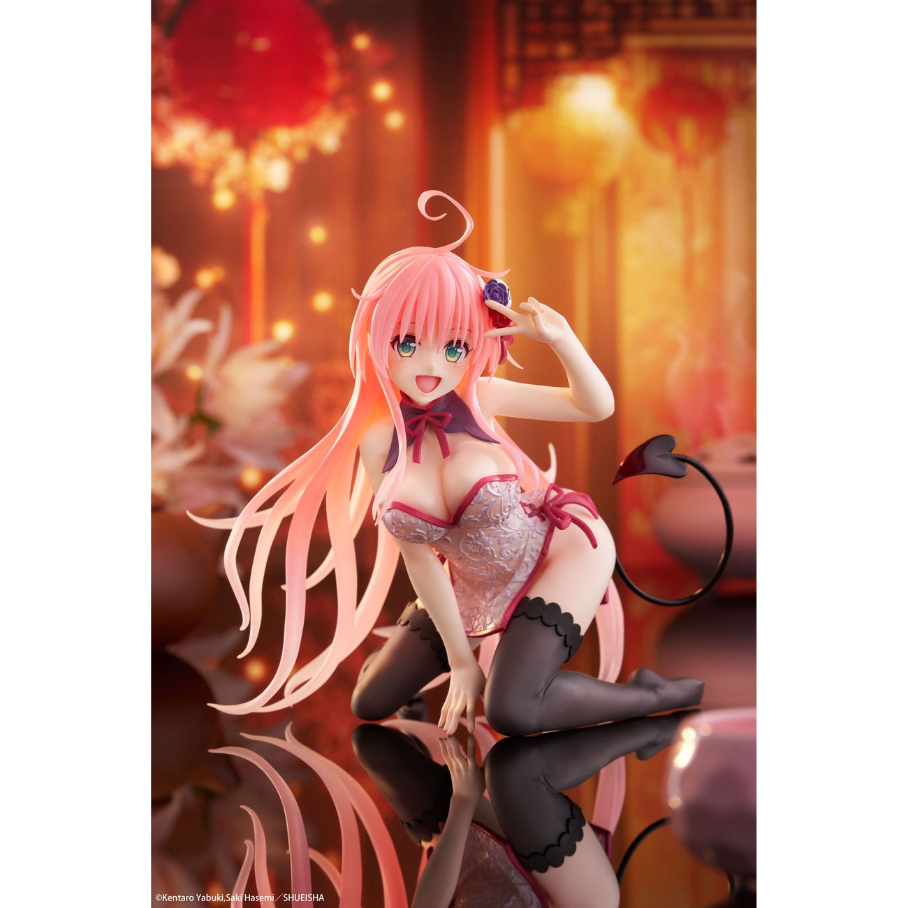 Product image To Love-Ru Darkness PVC Statue Desktop Cute Figure Lala Chinese Dress Ver. 13 cm
