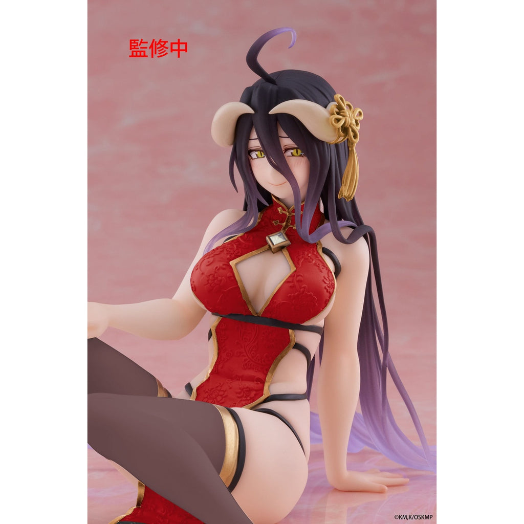 Product image Overlord PVC Statue Desktop Cute Figure Albedo Chinese Dress Ver. Renewal 13 cm