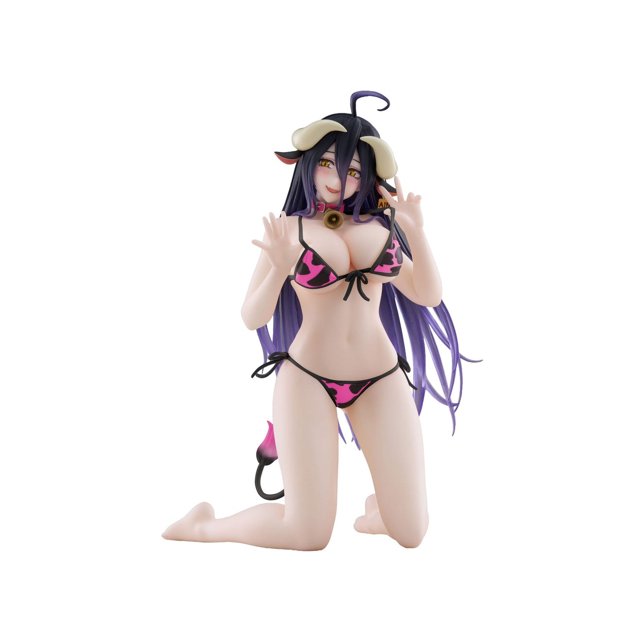 Product image Overlord PVC Statue Desktop Cute Figure Albedo Cow-Print Swimsuit Ver. Renewal 13 cm