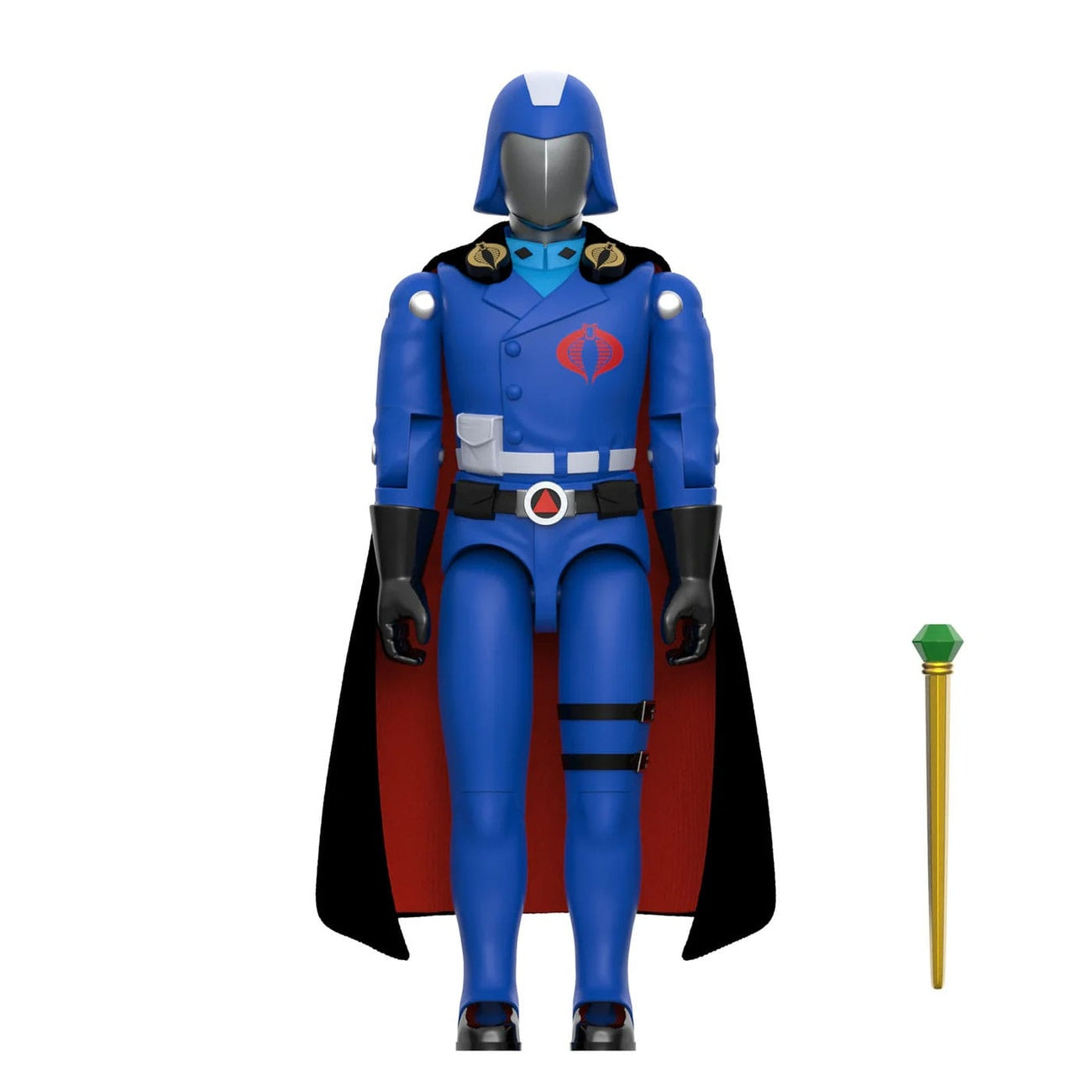 Immagine del prodotto GI Joe action figure ReAction+ Wave 06 Cobra Commander (Movie, Black Cape) 10 cm