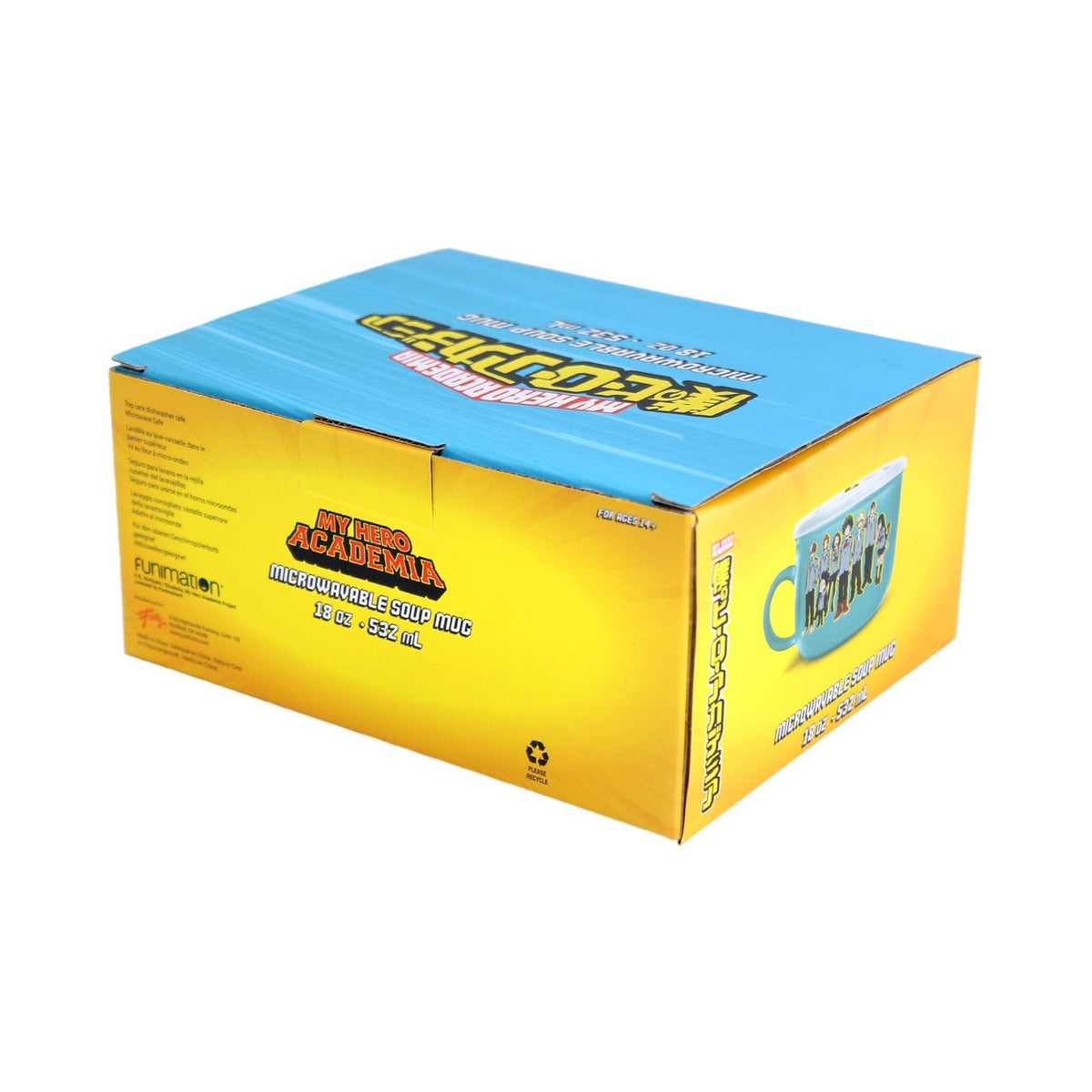 Immagine del prodotto Ciotola ramen My Hero Academia con coperchio e manico UA 532 ml