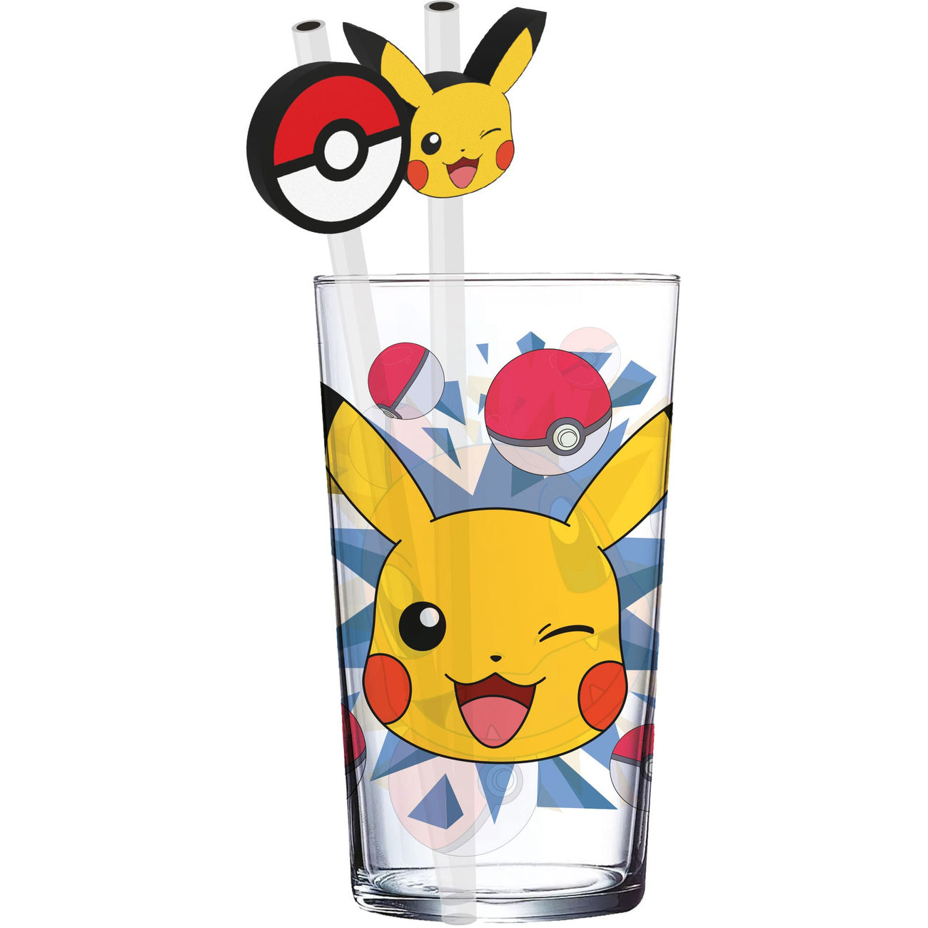 Immagine del prodotto Pokémon tumbler in vetro con cannucce Pikachu 485 ml